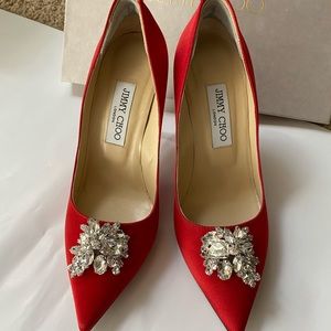 JIMMY CHOO Satin Heels